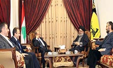 Sayyed Nasrallah Receives Aoun: Facing the Dangerous ’Israeli’, Takfiri Threats