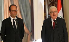 Hollande, Masoum in Paris Int’l Conference: No Time to Lose in Fighting ISIL