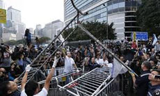 Clashes as Hong Kong Protesters Attempt to Break into Parliament