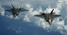 US F-22 Jets Fly Over S Korea amid Tensions