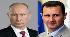 Putin Congratulates al-Assad on Palmyra Recapture from Terrorists
