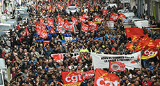 French Protesters Clash with Police over Labor Reforms
