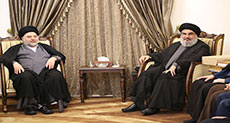 Sayyed Nasrallah Receives Sayyed Sistani’s Representative
