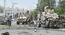 3 Police Officers Injured in Blast near NATO-Afghan Convoy in Afghanistan