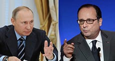 Putin Cancels Visit to France amid Syria Tensions