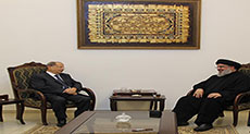 Sayyed Nasrallah Receives Aoun