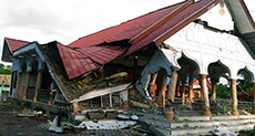 Dozens of Buildings Collapse After 6.5 Quake in Indonesia