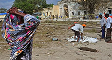 Suicide Car Bomb Explodes At Checkpoint in Mogadishu