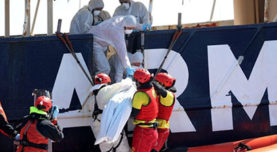 More than 200 Migrants Feared Drowned off Libya