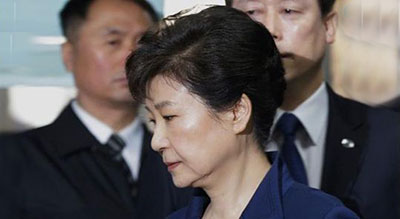 South Korea’s President Park Arrested