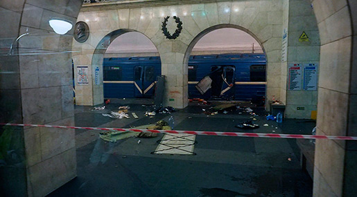 St. Petersburg Metro Blast: 11 Killed, Second Bomb Defused
