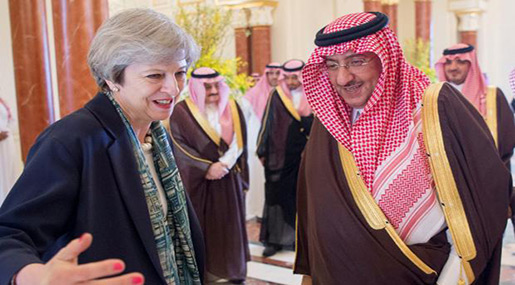 The Independent: May Angry, Standing Up for Values in Saudi Arabia