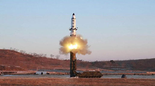 N Korea Test-Fires Missile Ahead of Trump-Xi Summit