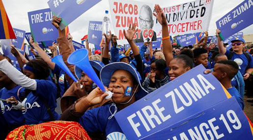 Anti-Zuma Protests across South Africa