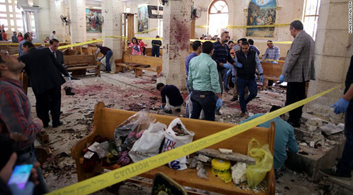 Egypt Church Bombings: 26 Killed, Daesh Claims Responsibility