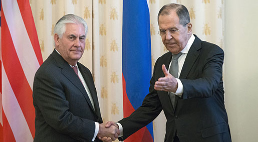 Lavrov Meets Tillerson: US Actions, Unlawful Attack on Syria ’Very Disturbing’