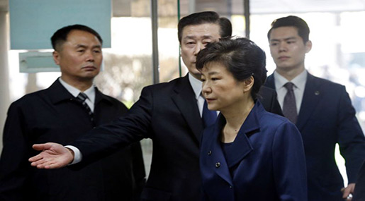 S Korea Indicts Park, Lotte Chief on Bribery Charge