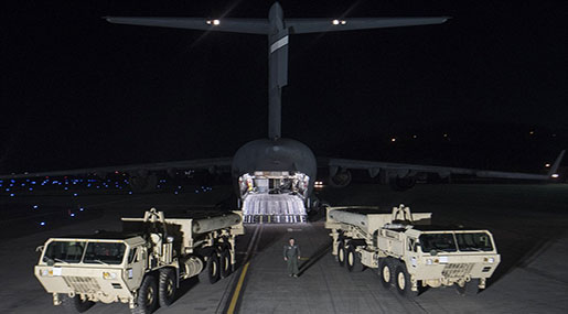 US Transports THAAD Parts To Deployment Site in South Korea