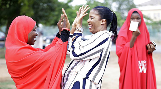 Chibok Schoolgirl Joyfully Reunites With Family in Nigeria