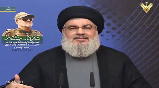 Sayyed Nasrallah to ’Israel’: No Place in Palestine Immune from Resistance Missiles, Our Fighters’ Feet