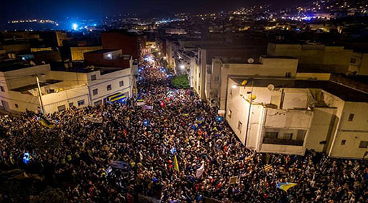 North Morocco Protests Continue for Sixth Night