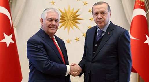 Tillerson Meets Turkish Officials amid Tensions with US