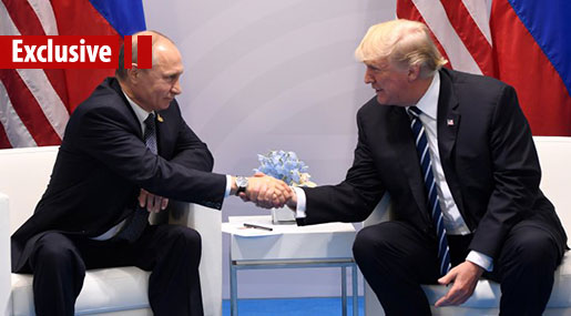 The First Face-to-Face Between Putin & Trump