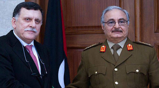 UN-Backed Libya PM to Meet Eastern Country’s Strongman in France