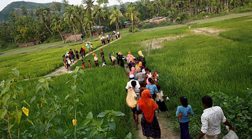Myanmar Crackdown: Regime Laying Landmines near Bangladesh Border