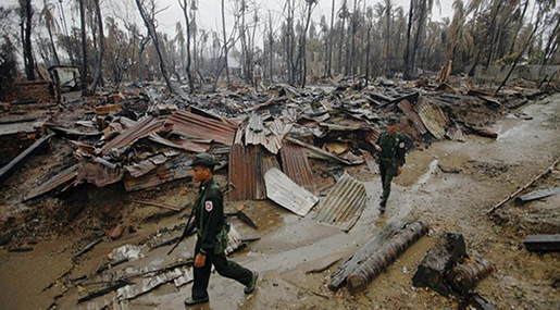 HRW: Myanmar Military Massacres Dozens in Rohingya Village