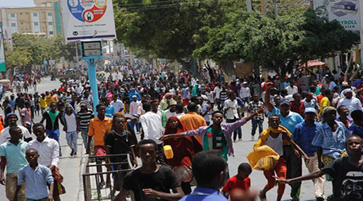 Thousands Protest Somalia’s Deadliest Attack