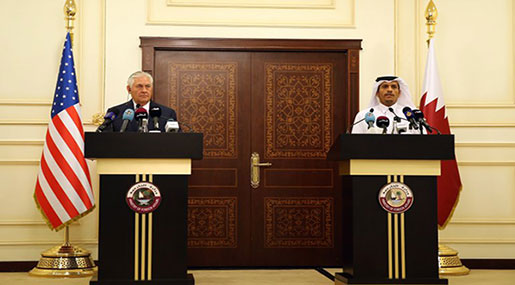 Tillerson from Qatar: Saudi Arabia Not Ready To Talk