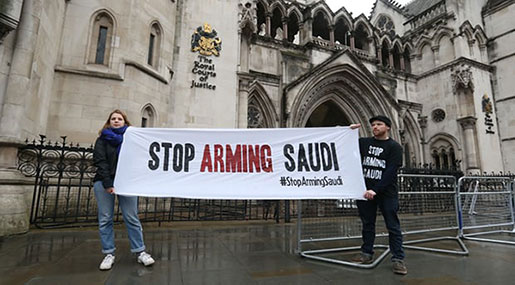 UK Sales of Arms to Saudi Arabia Hit £1.1bn in 2017