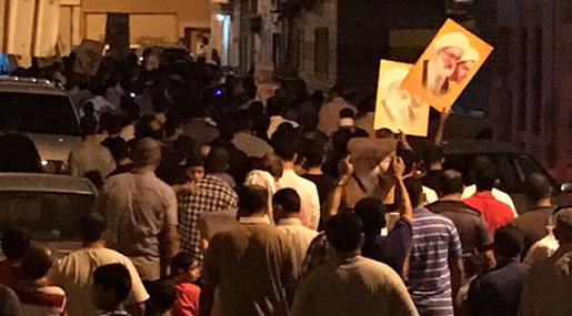 Bahrainis Protest Regime’s Denial to Provide Treatment for Sheikh Qassim