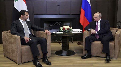 Putin to Al-Assad: Russia will Help Defend Syrian Sovereignty