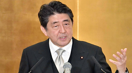 PM Abe: Japan faces greatest danger since World War II