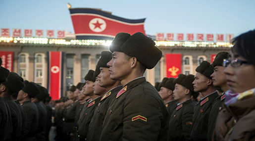 NKorea Prepares Grand Military Parade on Eve of Olympics