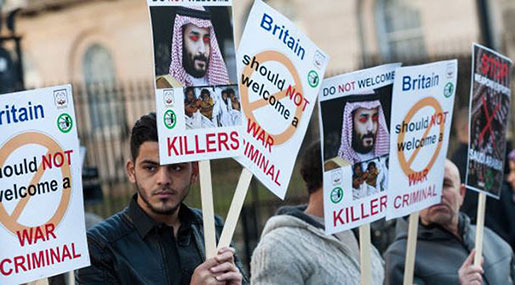 UK Protesters to Greet Visiting MBS