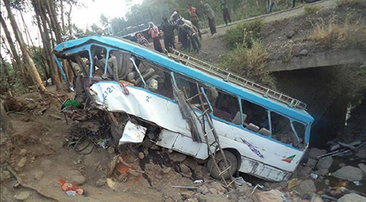 Ethiopia Bus Crash: 38 Students Killed, 19 Injured