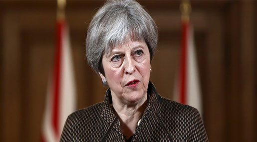 UK’s May Says It Was ‘Right and Legal’ To Take Military Action in Syria