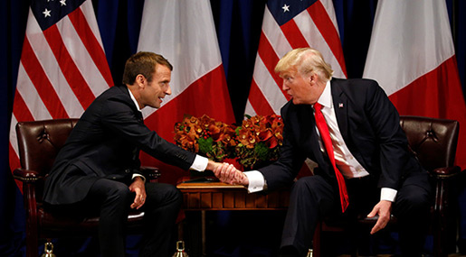 Macron Says He «Convinced» Trump to Stay in Syria «For the Long Term»