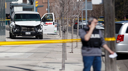 Toronto Van Attack: 10 Dead, 15 Injured, Suspect Identified