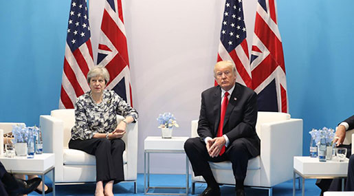 Trump to Visit UK in July as Mass Protests Planned
