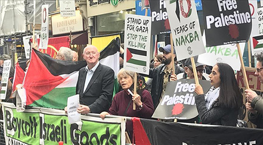 In Solidarity with Palestine: Londoners Rally on 70th Nakba Anniversary
