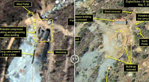 Koreas: North Begins Dismantling Nuclear Test Site