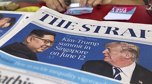 Possible Trilateral Koreas-US Summit to Be Held in June