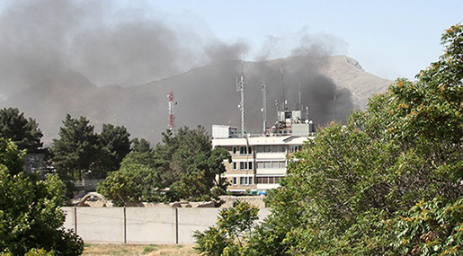Blast, Gunfire Heard Near Afghan Interior Ministry in Kabul