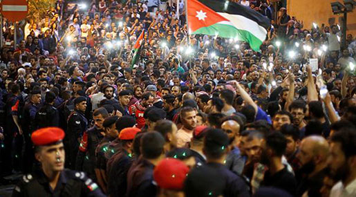 Jordan: King Abdullah Calls for Tax Review as the Kingdom Faces Largest Protests in Years