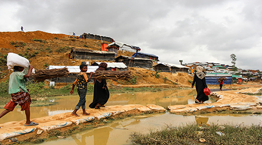 Rohingya Crisis: Monsoon Flood Cuts Off Camp in Bangladesh