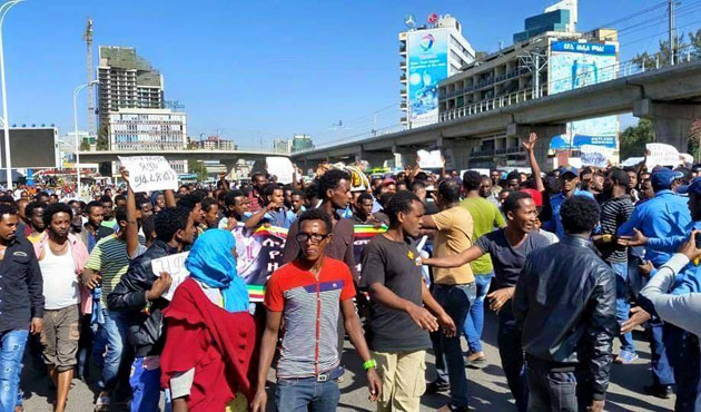 Ethiopian Demonstrators